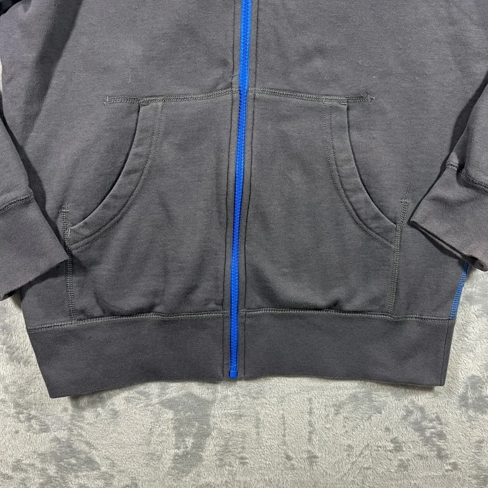 The North Face Full Zip Hoodie Mens Medium‎ Grey Blue LinkedIn Investigations